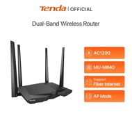 Tenda AC6 / AC10 AC1200 WiFi Router Dual Band Gigabit Smart Wireless Sokong AP Mode (Tiada Slot SIM)