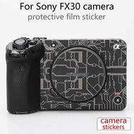FX30 Decal Skin Vinyl Wrap Film Camera Body Protective Sticker Protector Coat For Sony FX30 ILME-FX3