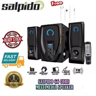 Salpido The Ultimate G6 Core Multimedia 2.1 Speaker Support Karaoke