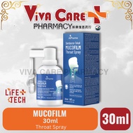 AiPharma Mucofilm Sore Throat Spray 30ml | Oral Spray | Protective Film |Dry| Inflamed Throat Relief