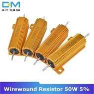 0.5R 1R 2R 4R 6R 8R 10R 20R 50W Aluminum Shell Housed Case Power Wirewound Resistor 1K 5% +5% -5% 0.