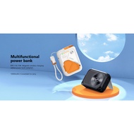 [3CCC] Remax RPP-116 Portable Powerbank Wireless Charging 10000mAh With Charging Head Inbuilt Cable 