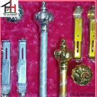 FULL SET CURTAIN ROD CURTAIN POLE SET FULLSET CURTAIN ROD/ SET