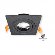 YETPLUS R.EYEBALL YM005-1 GU10 SQ BLACK