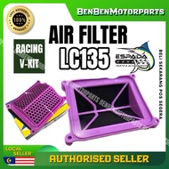 YAMAHA LC135 RACING AIR FILTER V KIT AIR FILTER AIR CLEANER 100% ORI ESPADA