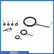 [Dolity1] Fishing Rod Guide Ring Rod Repair Tip Tops Circle Pole Repair Set Boat