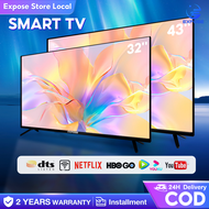 Smart TV 43 inch Android TV 4K Android EXPOSE LED murah LED Television 32 inch Smart TV 3 years warr