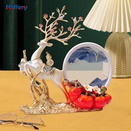 Hellery Moving Sand Art Picture Decor Creative Home Decoration Dynamic Sand Picture