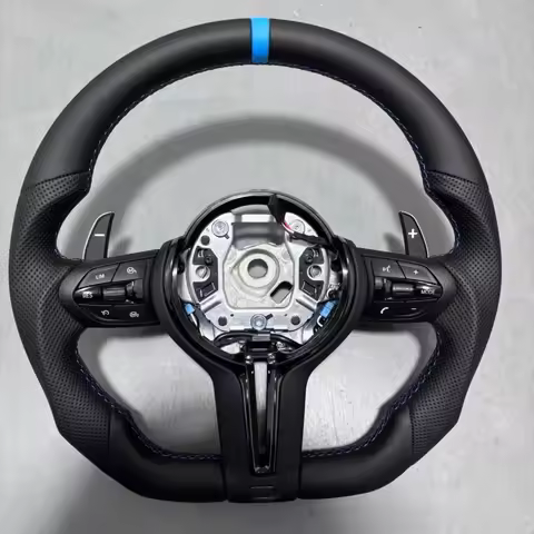 Flat Bottom M Sport Steering Wheel for BMW F01 F06 F10 F11 F12 F20 F21 F22 F25 F26 F30 F31 F32 F33 F