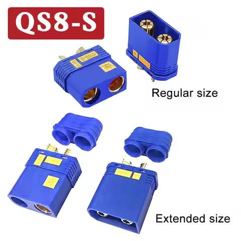 110A QS8-S Battery Connector Male Female 500V Aircraft Model High Current Extended Forklift Electric