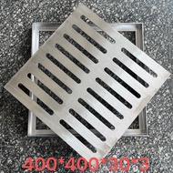 Stainless Square Drain Cover Ditch Cover Sewer Grille Outdoor Drainage Cover Sewage Grille