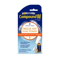 Compound W Dual Power for Large Warts, Freeze Off & Liquid Wart Remover, 8 Freeze Applications and 1
