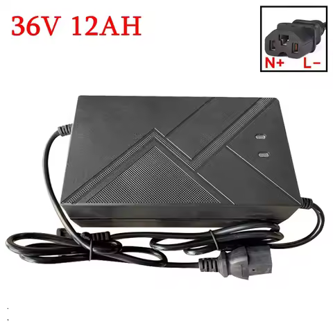 Portable 36V Electric Car Charger Smart Battery Charge DC 44V 1.75A For Lead Acid Battery Accumulato