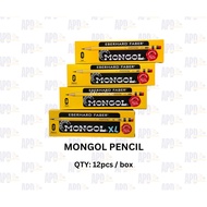 MONGOL TM JOY HBW Yellow pencil 1 2 3 XL - with eraser