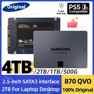 High Speed Original SSD 870 EVO/QVO 4TB 2TB 1TB 2.5" SATAIII 560MBs High Performance Solid State Drive HDD for Laptop Desktop PC