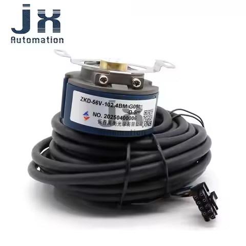 Original Changchun YUHENG ZKD-56V-102.4BM-G05L-D-5m Servo Motor Encoder for Industrial Automation