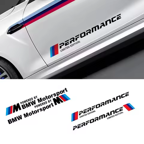2Pcs Car Side Door Sticker Cool Decal Styling Decoration For BMW X1 X2 X3 X5 X4 X6 X7 G30 G20 G32 G1