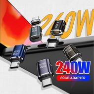 PD240W Type C to Type C Magnetic Adapter Full-Featured 80Gbps 8K@60Hz Fast Charge USB4.0 Type C Adap