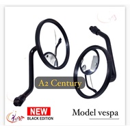 Vespa Model Short Stem Motorcycle Rearview Mirror For HONDA Vespa Model Round Rearview Variation Of Motorcycle Accessories Beat New Vario Led Pop Supra PCX Sogan Etc