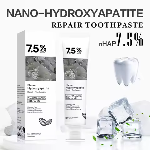 120g Nano Hydroxyapatite Toothpaste Remover Coffee/Tea Stain Improve Bad Breath Prevent Caries Fresh