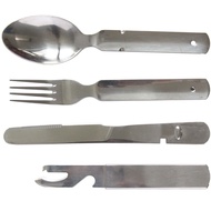 GERMAN ARMY EATING KNIFE/FORK/SPOON/CAN OPENER -WW2 REP