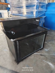 Fiberglass Tank with Front Mirror 3x2x2