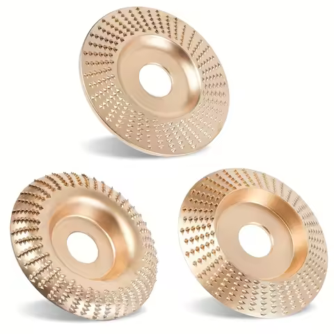 Upgraded 3PCS Wood Carving Disc Set