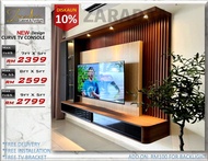 FREE INSTALL & BRACKET TV NEW DESIGN ZARADAA TV Cabinet Modern | Kabinet TV |TV Bracket | TV Wall |