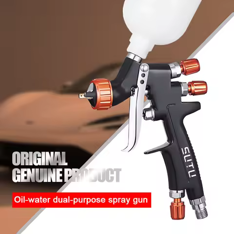 SUTU MINI88 High Ejection 1.0/1.2 mm Nozzle Spray Paint Gun for Oil/Water-Based Coatings, Air Spray 