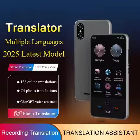 Language Translator Device Support 138 Traductor De Idiomas En Tiempo Real Translation AI Translator