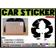 ANIME STICKER NARUTO UCHIHA ITACHI VINYL KERETA STICKER ANIMES MOTOR DECORATION
