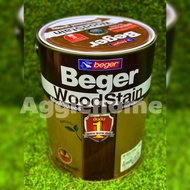 BEGER สีย้อมไม้ รุ่น G1906 (สีไม้มะคา) ขนาด 3.785ลิตร ชนิดเงา Beger WoodStain สีทาผนังไม้ภายใน-นอก ว