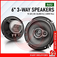Car Speaker 6'' Inch 3-Way 400w Audio Speaker R652