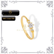 Cincin 916 Batu Swarovski / 22k Ring Swarovski Stone