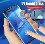 Galaxy Note 20 UV 3D 鋼化膜玻璃保護貼 全屏全覆蓋全貼身 指紋解鎖通用 (送鏡頭貼）Compatible with in-Display Fingerprint Sensor, 3D Full Adhesive UV Glue Curved Edge to Edge Saver Case Friendly Tempered Glass Screen Protector for Samsung Note 20 (Free Lens Screen Protector）