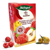 Raspberry with Quince (Type of Pear) Fruit Tea, 20 Bags, 100 Natural from Big Chunks of Fruit, Produ