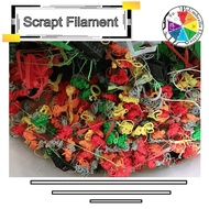 Scrap Filament 3D printer filaments remaining process 3d printer recycled filament poop printer