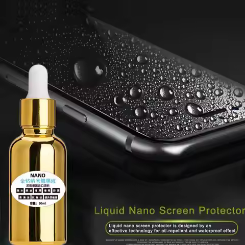 30ML Nano Liquid Screen Protector Curved Tempered Glass Film Spray Scratch Coating Agent Repair Nano
