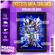 CHELSEA 2012 poster photo frame includes 2 sizes for A5 tabletop (18cm x 24cm), A4 wall hanging (24c