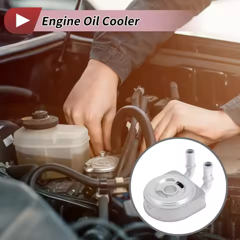 UXCELL Engine Oil Cooler for Peugeot 307 2.0L No.1103N0/1103J2 Trans Cooler 1 Set