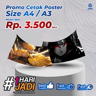 Custom Anime Poster Printing | Size A4/A3 - ERKI PRINTING