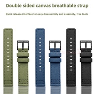 Replacement Nylon Watch Band for Swatch x Blancpain Arctic Ocean - 22mm Durable Unisex Strap Compati