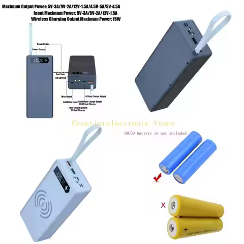 G8DB 1 Set C16PD Version Battery Box DIY Power Holder Welding-free Battery 5V-3A 9V-2A 12V-1.5A