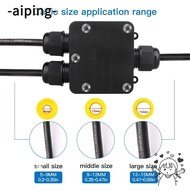 AIPING Terminal Box  /Electrical Cable Connector Wire Connector 3 Way IP68 Tee 1 In 2 Out With Termi