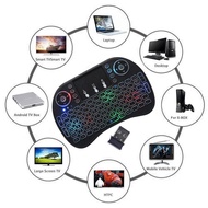 Mini i8 2.4G USB 充電無線飛鼠鍵盤連附觸控板適用於智慧電視安卓電視盒及 KODI bbsckp 2545 Mini i8 2.4G USB Rechargeable Air Mouse