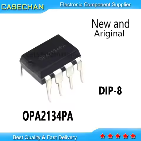 10PCS OPA2134 OPA2134PA DIP-8 Operational Amplifier HiFi Audio IC Chip Op Amp