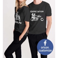 Couple Shirt Motorcycle Biker Rempit Baju Funny