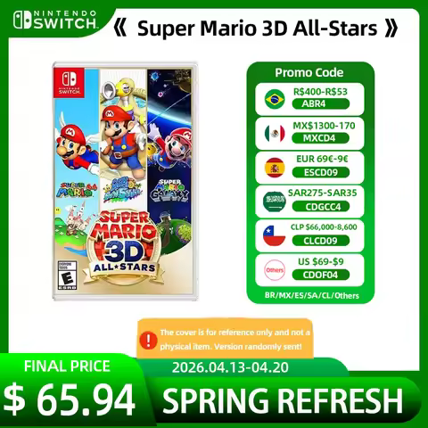 Nintendo Switch Game - Super Mario 3D All Stars Collection - 100% Official Physical Game Card RPG Ge
