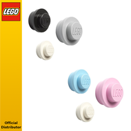 LEGO Wall Hanger x 6 (2x White, 1x Blue, 1x Grey, 1x Pink, 1x Black)