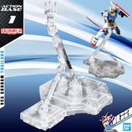 VCA ⭐️ BANDAI GUNPLA ACTION BASE 1 CLEAR DISPLAY STAND ฐาน ขาตั้ง กันดั้ม กันพลา พลาโม VCAGTH GUNDAM